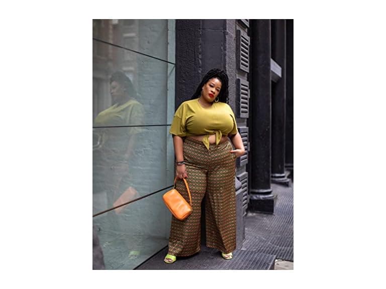The Drop Geometric Print Full Leg Pant - Image 1