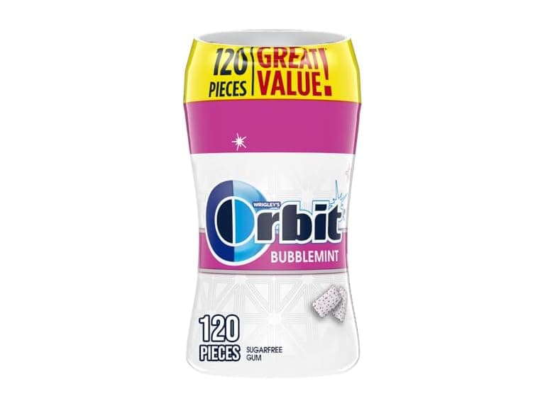 120Ct ORBIT Bubblemint Sugar Free Chewing Gum - Image 1