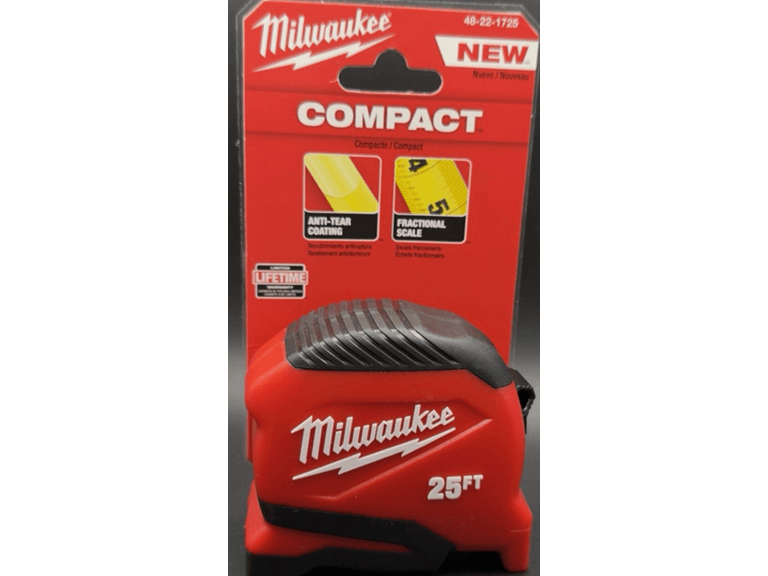 Milwaukee 48-22-1725 25 ft. Compact Tape - Image 1