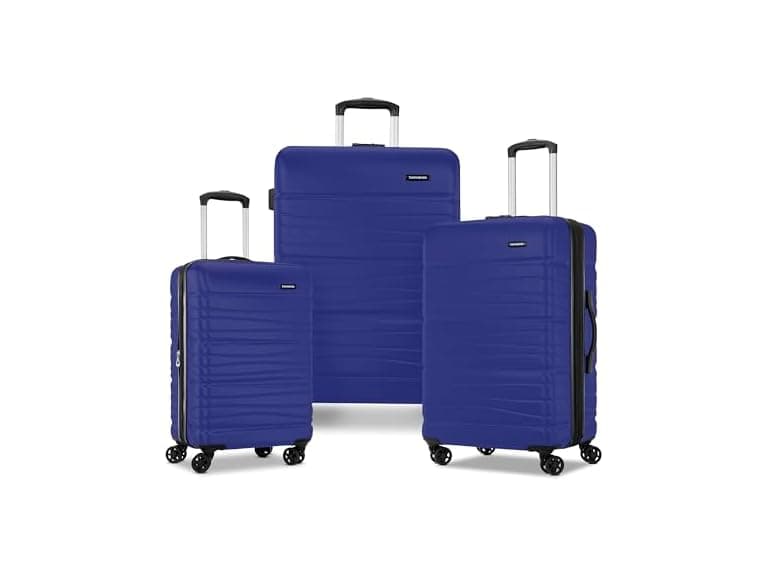 Samsonite Evolve SE Hardside Luggage Saphir Blue, 3PC Set - Image 1