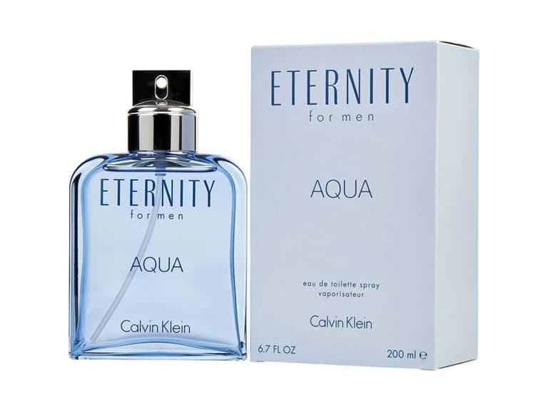 Eternity Aqua Calvin Klein EDT Spray 6.7 Oz (M) - Image 1