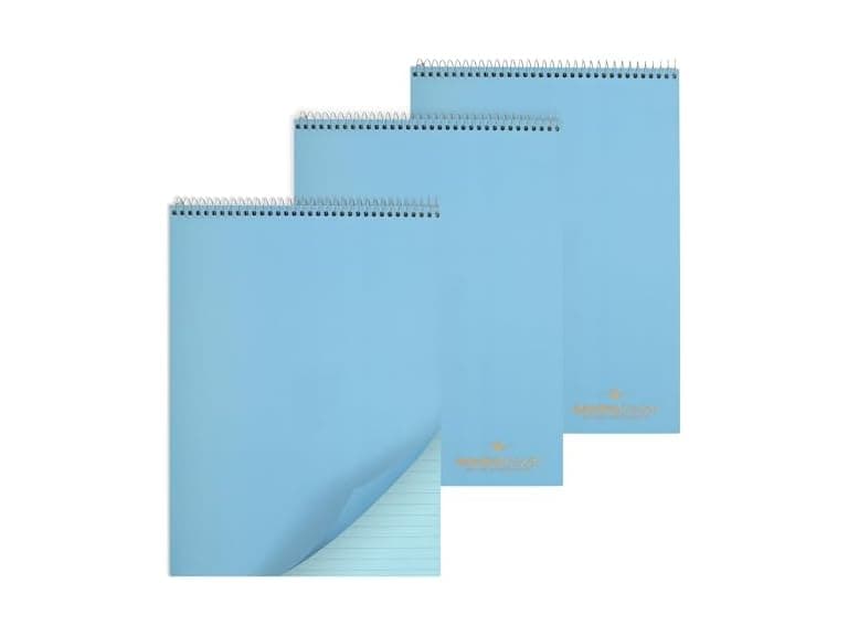 Roaring Spring Spiral Legal Pads 3-Pack Blue - Image 1