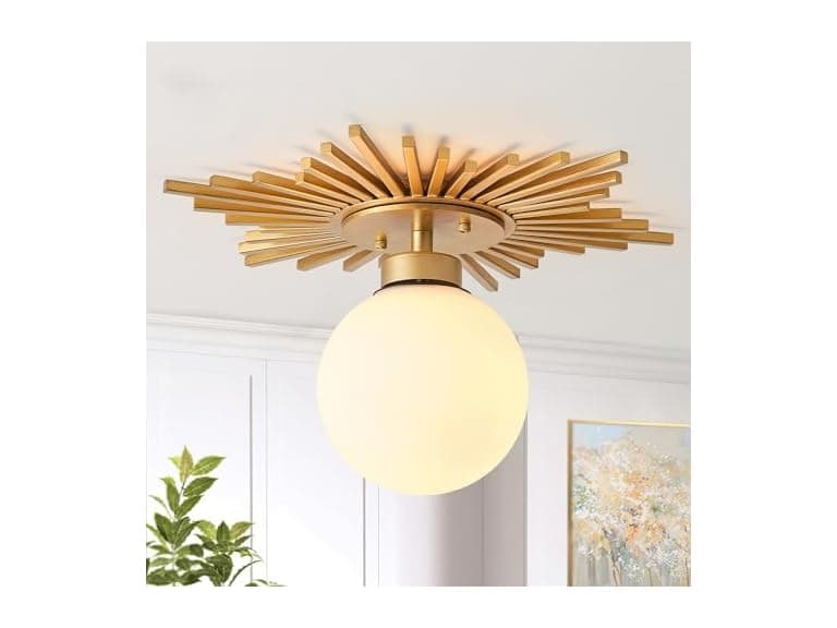 Parrot Uncle BBC3008 Gold Chandelier, 18" - Image 1