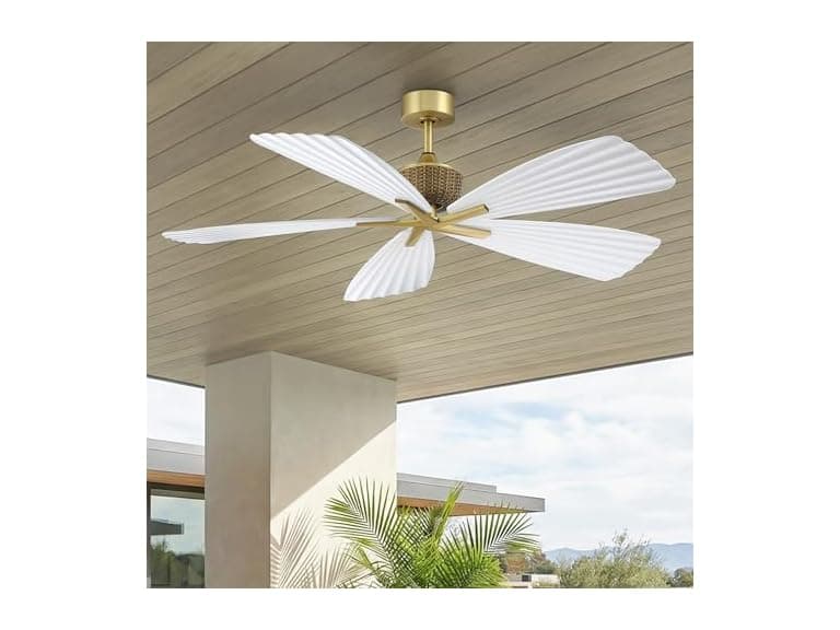 Parrot Uncle F6048WH 56" Ceiling Fan Without Light - Image 1