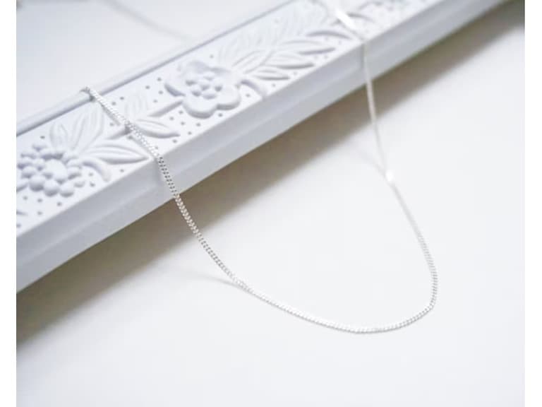 Yeidid Sterling Silver Curb Chain 24" or 30" - Image 1