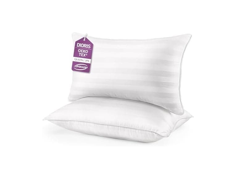 DIORIS Hotel Pillows Queen Set of 2 - Image 1