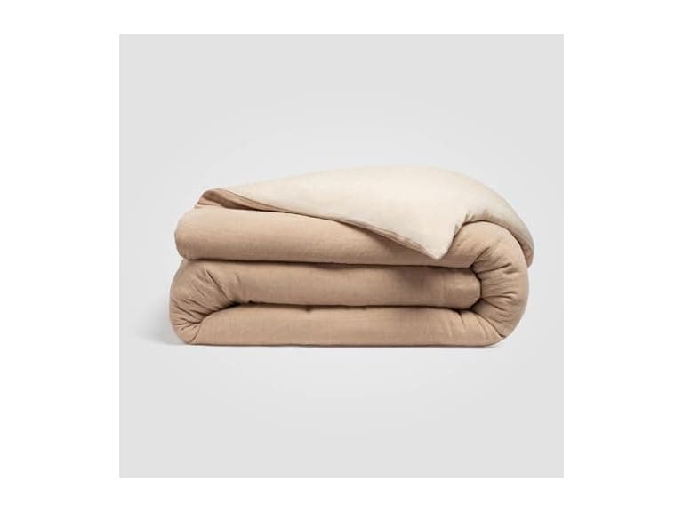 Crane Home Crinkled Cotton-Linen Comforter Cover - Image 1