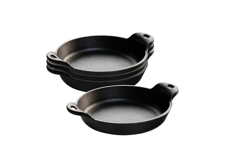 Lodge Round Cast Iron Mini Server (Pack of 4) - Image 1