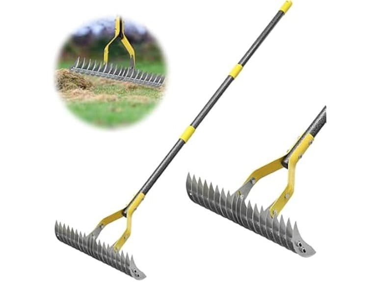 2-in-1 Lawns Manual Dethatcher 55" - Image 1