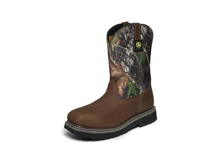 Skechers Men's John Deere Rowood Mossy Oak Shaft Boots - Image 1