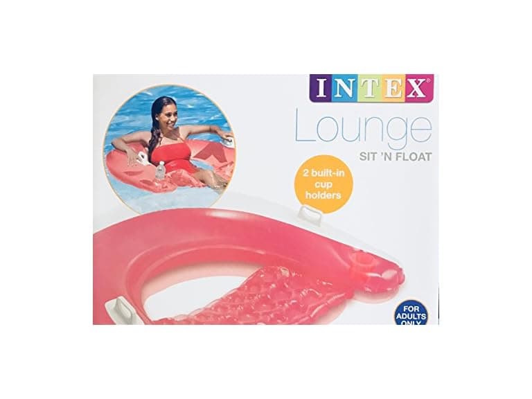Intex LOUNGE Sit & Float RED - Image 1