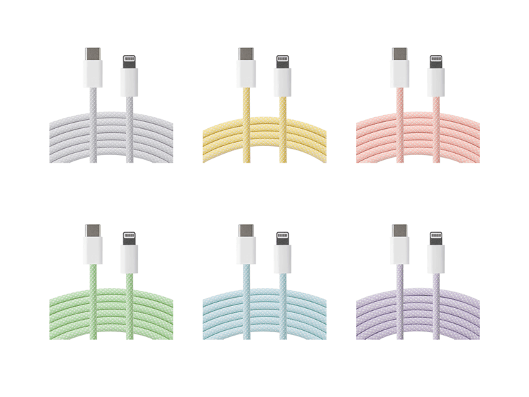 Apple Braided USB-C to Lightning Cable - Image 1