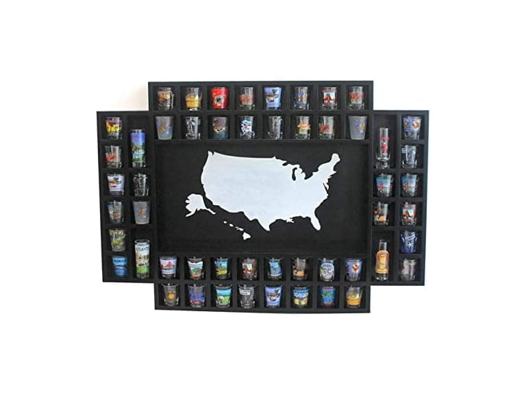 US Map Style 52 Slots Shot Display Frame - Image 1