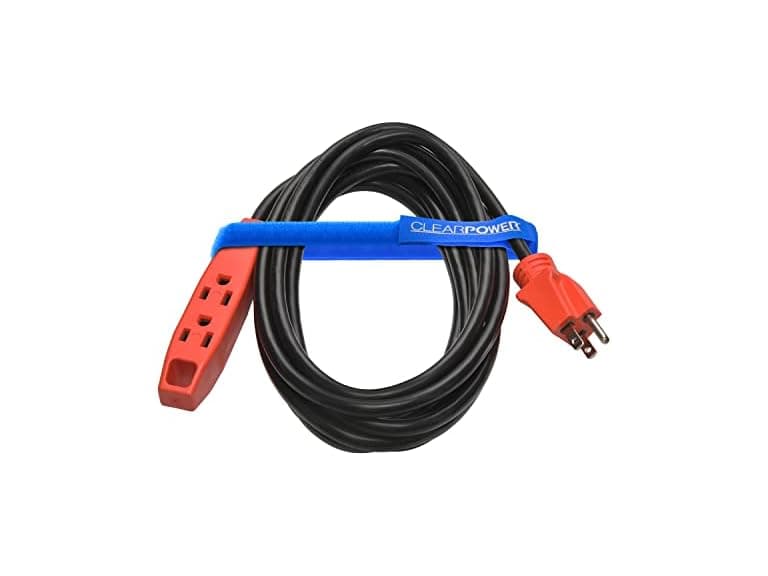Clear Power 15 ft 14/3 SJTW 3 Outlet HD Ext Cord - Image 1