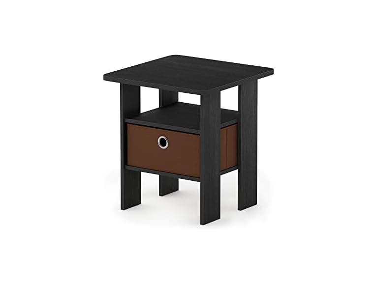 Furinno Side Table, French Oak - Image 1