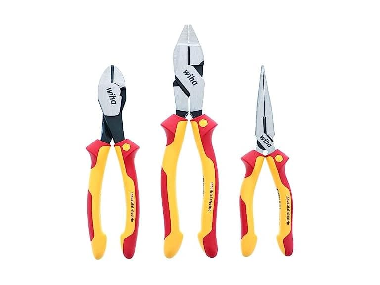 Wiha 32968 3pc Insulated Pliers and Cutters Set - Image 1