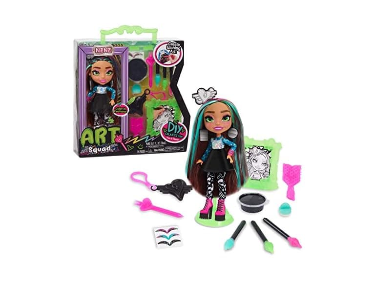 Just Play Art Squad Nene 10-inch Doll & Accessories - Image 1