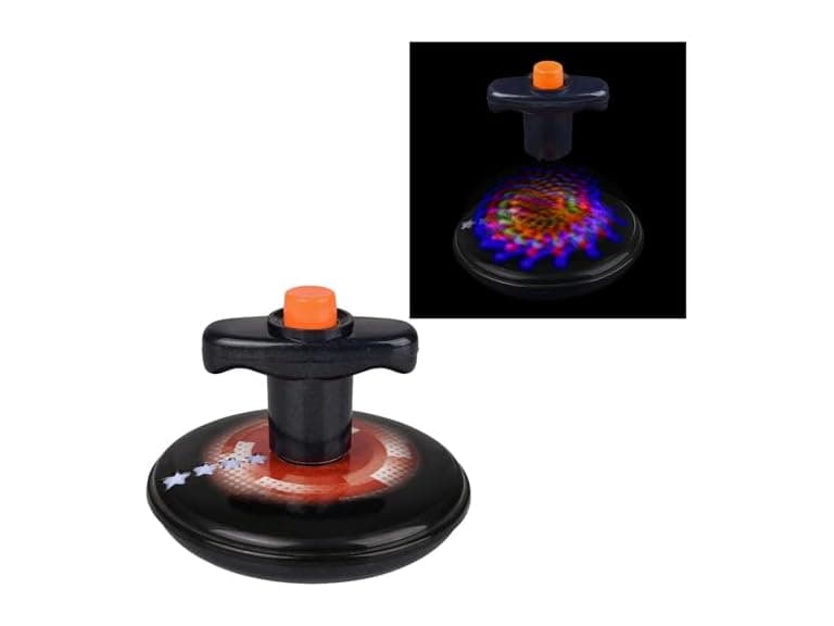 Rhode Island Novelty Light-Up Cosmic Spinning Top - Image 1