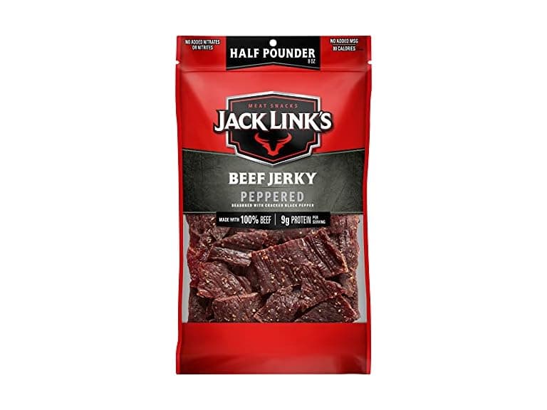 Jack Link's Beef Jerky, Peppered, 1/2 Pounder Bag - Image 1
