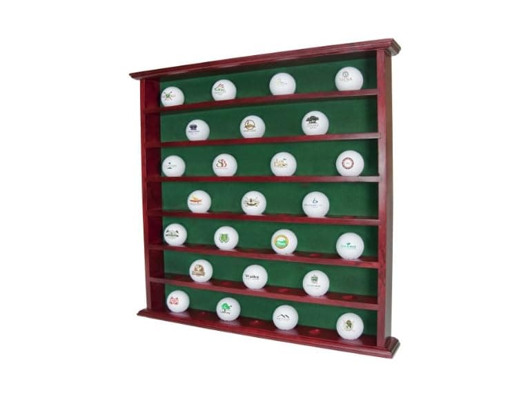 Clubhouse Collection Mahogany Golf Ball Display Cabinet - Image 1