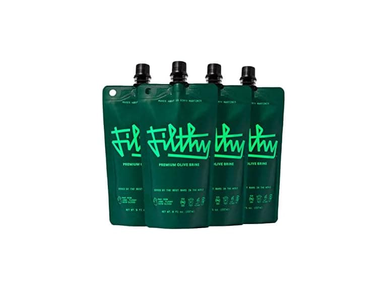 Filthy Olive Brine Cocktail Mix, 8oz, 4pk - Image 1