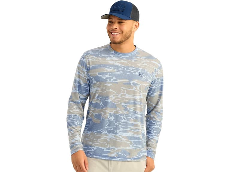 HUK Mens Leeward KC Scott Pattern Performance - Image 1