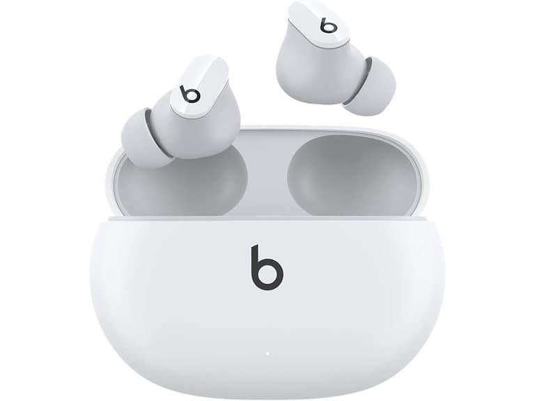 Beats Studio Buds - True Wireless Noise Cancelling Earbuds - Compatible with Apple & Android, Built-in Microphone, IPX4 Rating, Sweat Resistant Earphones, Class 1 Bluetooth Headphones - White (Open Box) - Image 1