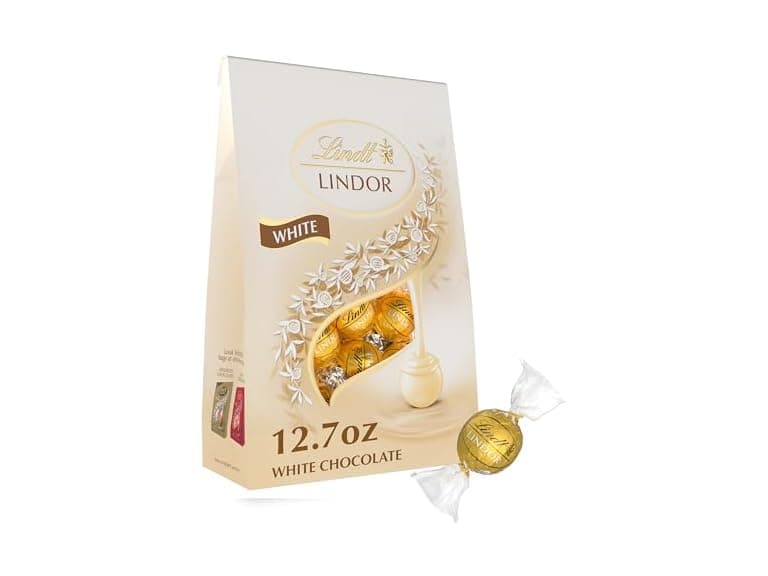 Lindt Lindor White Choc Truffles 12.7oz - Image 1