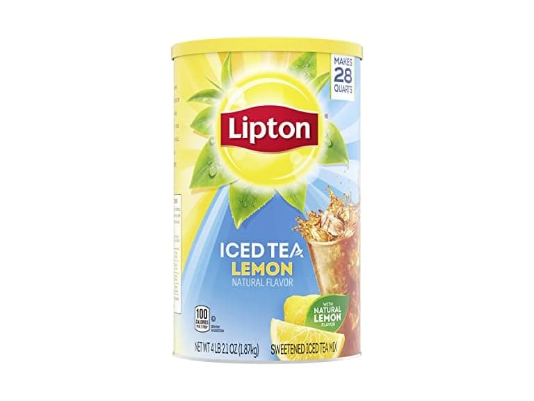 Lipton Lemon Powdered Iced Tea, Sweetened - Image 1