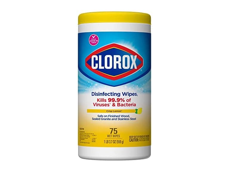 (75 ct) Clorox Disinfecting Wipes Fresh Scent, Lemon - Image 1