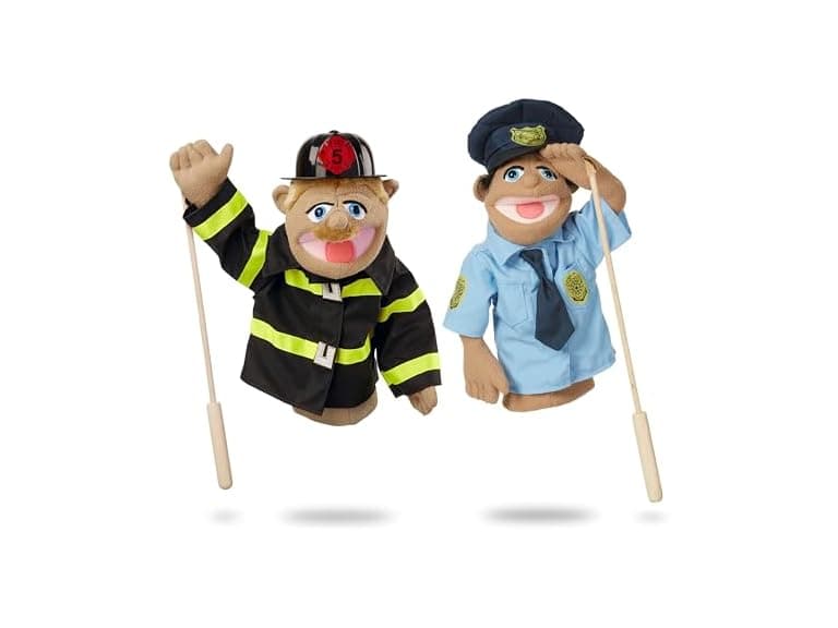 Melissa & Doug Rescue Puppet Set - Image 1