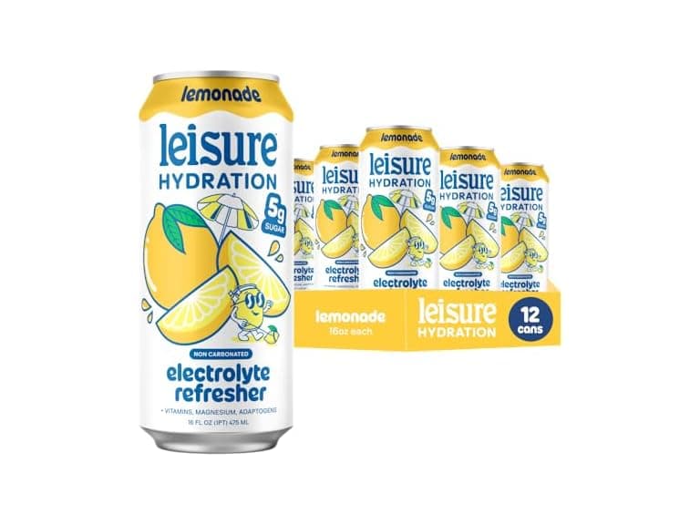 12PK Leisure Hydration Non-Carbonated Lemonade - Image 1