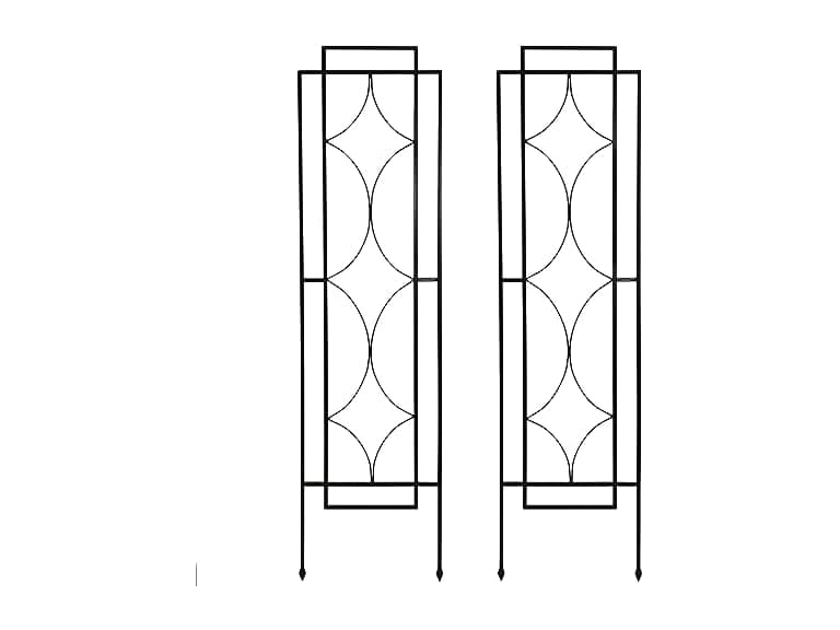 Sunnydaze 2-Piece Chic Diamonds Garden Trellis for Climbing Plants