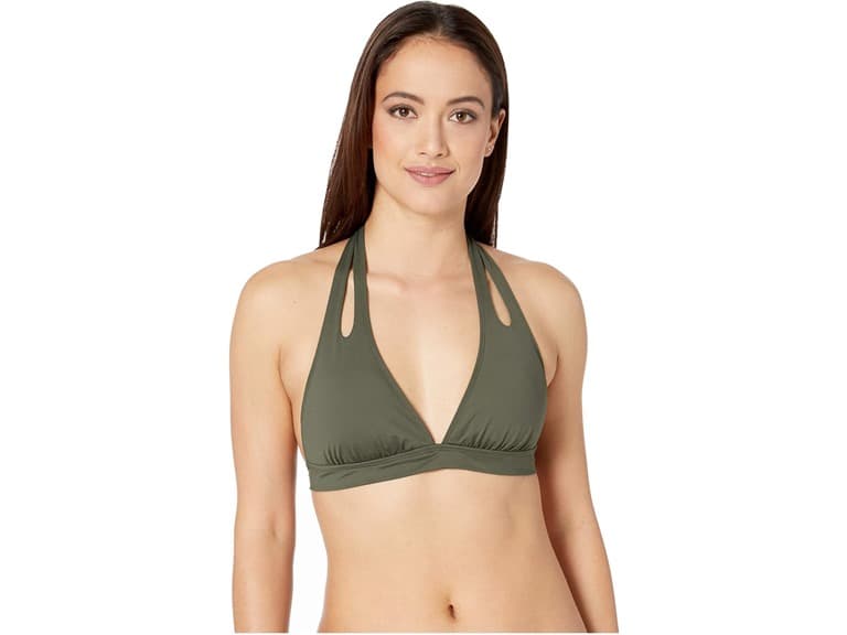 La Blanca Women (12) Island Goddess Halter Bra