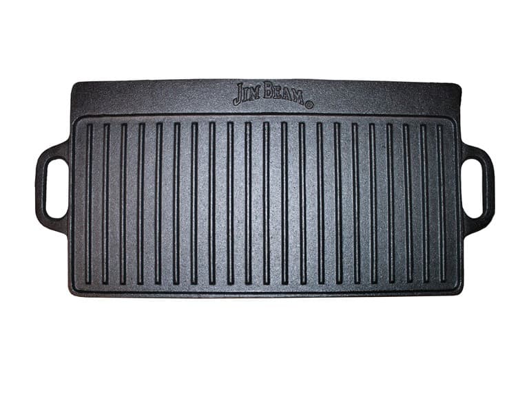 Jim Beam Cast Iron Double Sided Griddle - Image 1