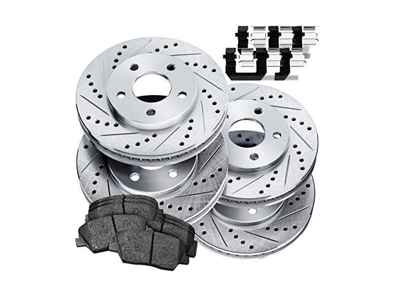 Front Rear Brakes and Rotors 2014-2016 Mazda - Image 1