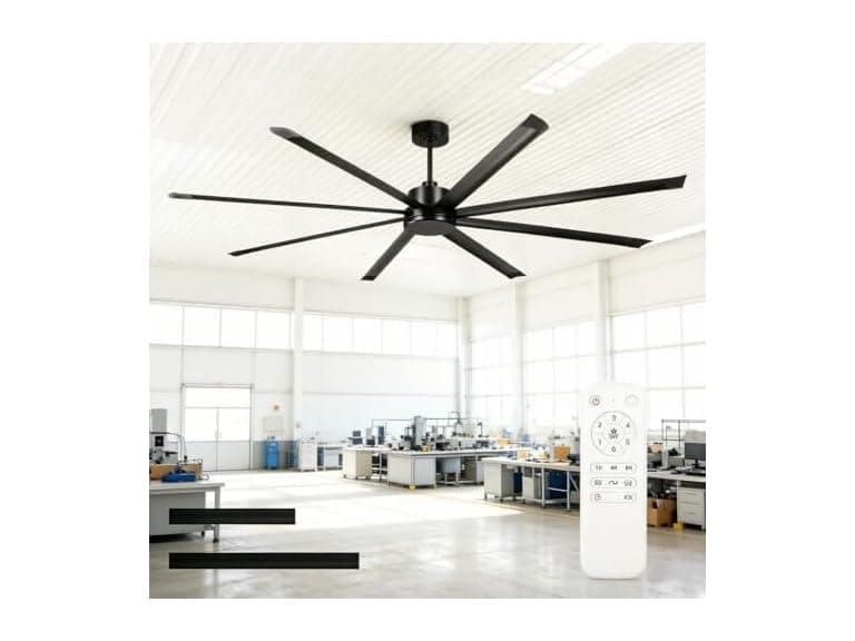 Parrot Uncle 120 Inch Large Ceiling Fan with Remote - Image 1