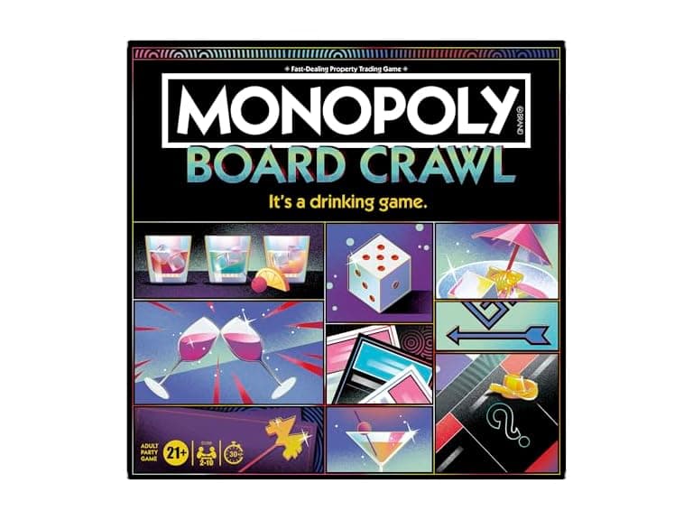 Hasbro Gaming Monopoly Board Crawl Game - Image 1