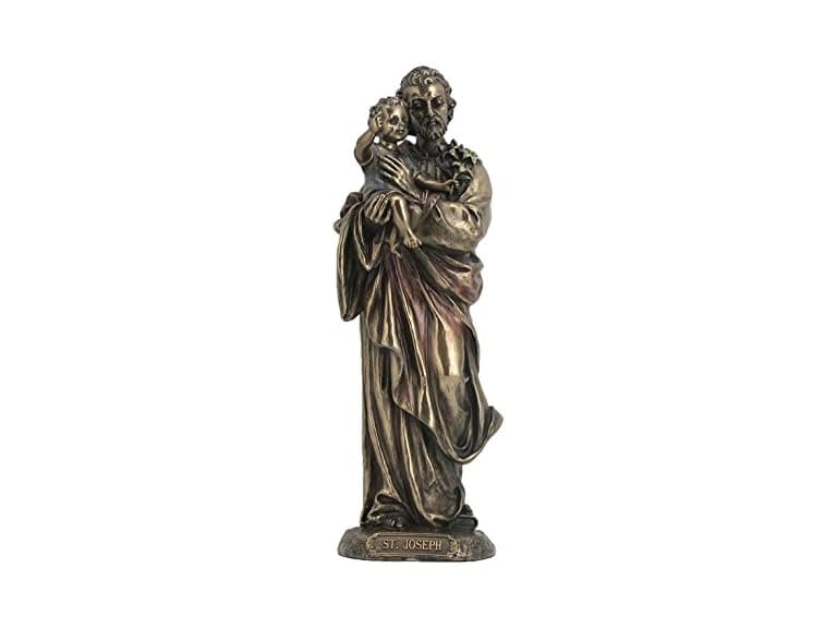 US 8.25 Inch Saint Joseph Holding Baby - Image 1