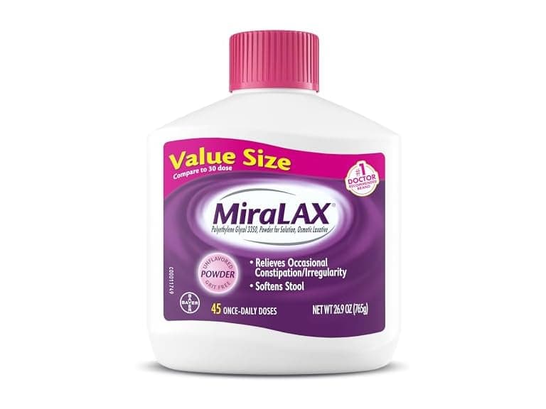 MiraLAX Gentle Constipation Relief Laxative - Image 1