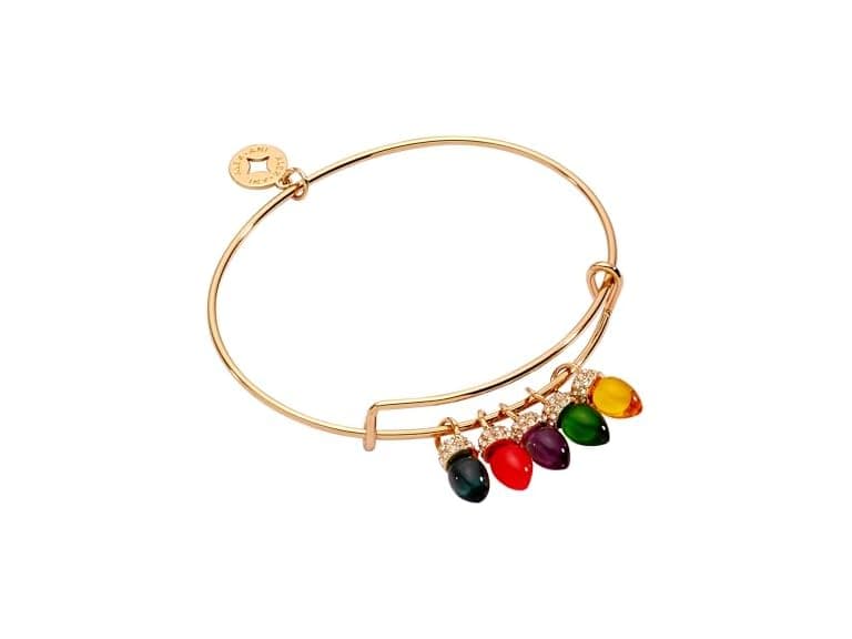 Alex and Ani Christmas Light Bulb Charm Bangle - Image 1