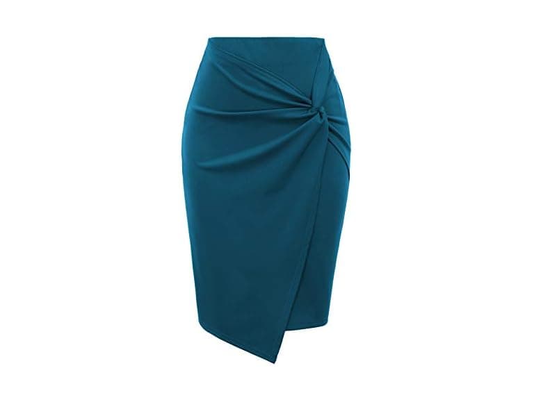 Kate Kasin Women (L) Wear Work Pencil Skirts Skirt - Image 1
