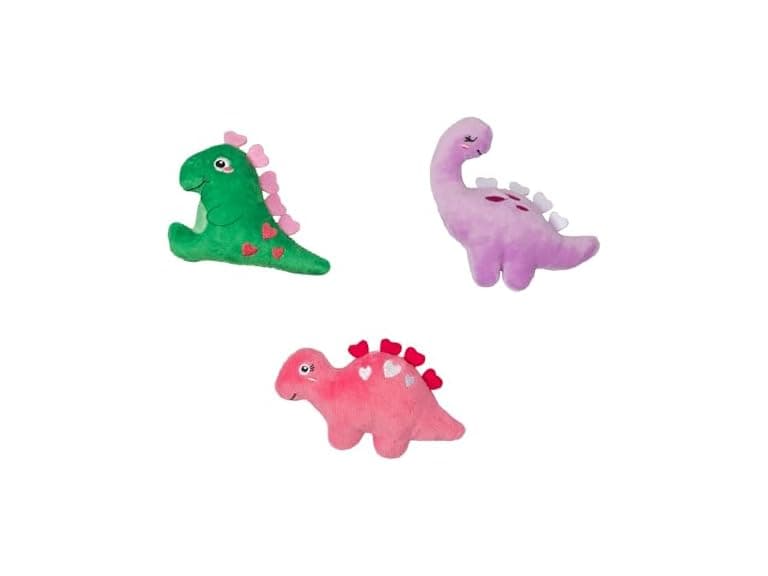 Fringe Studio Plush Squeaky Dog Toy, 3 Pc - Image 1