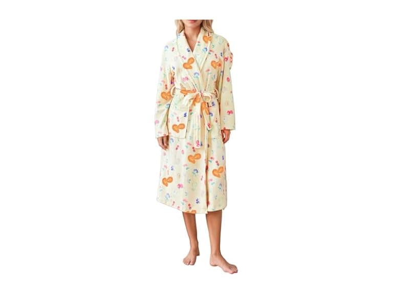 Yellow Fruit Bathrobe Womens - Image 1