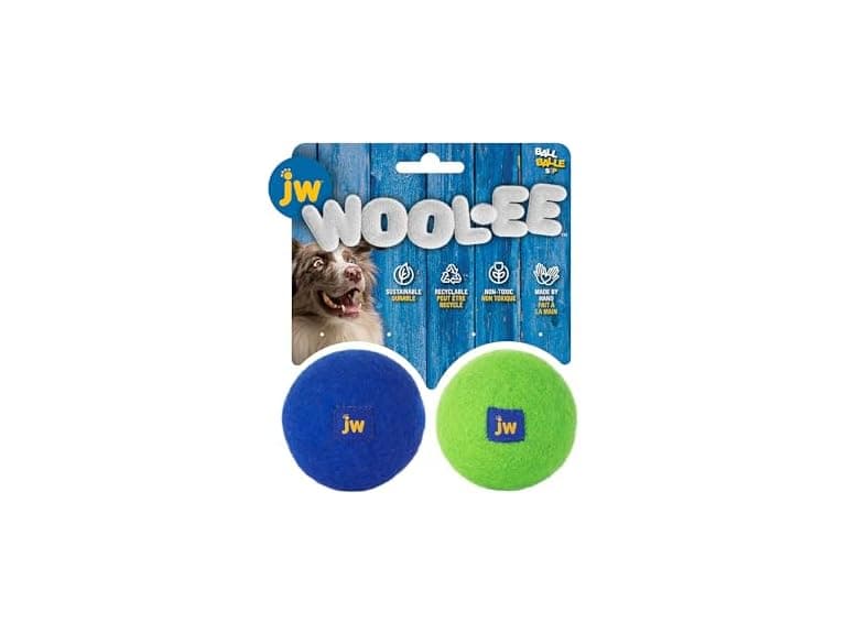 JW Wool-EE Ball Small (2 Pack) Handmade 100% Wool - Image 1