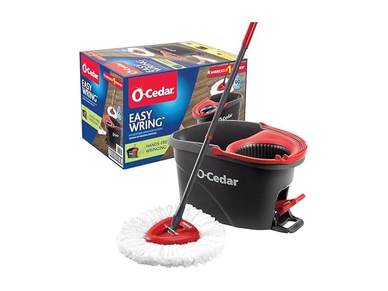 O-Cedar EasyWring Microfiber Spin Mop - Image 1