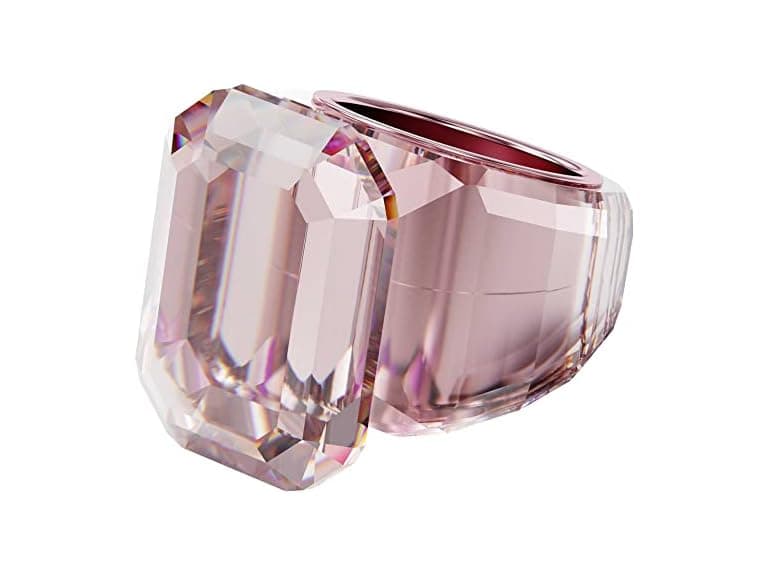 Swarovski Lucent Cocktail Ring Pink (6) - Image 1