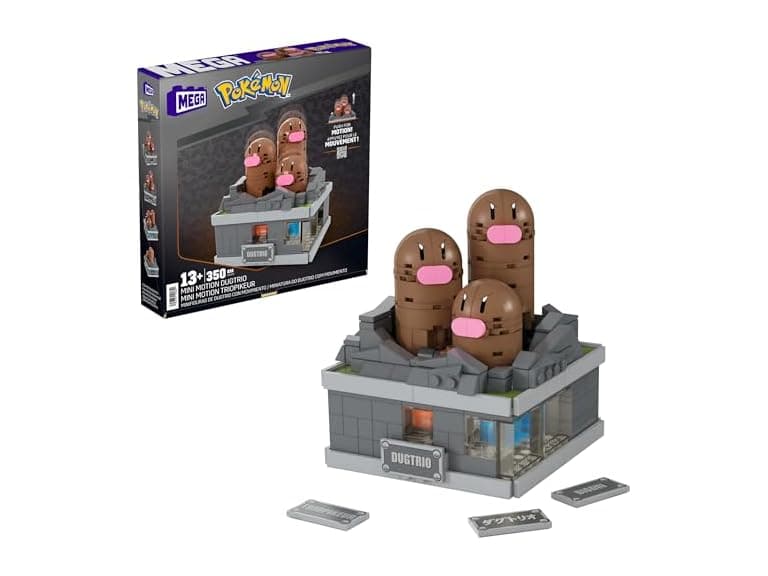 MEGA Pokémon Dugtrio Building Set - Image 1