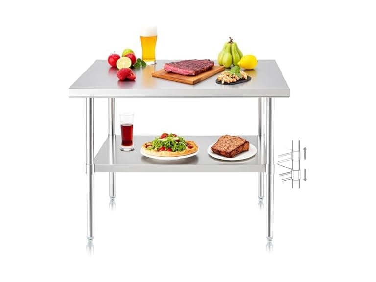 NUUK Stainless Steel Work Table - Image 1