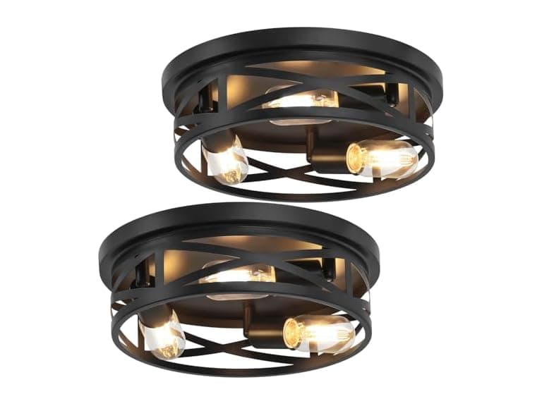 Bosceos B0DHH1HP3L 13 Inch Ceiling Light 2-Pack - Image 1